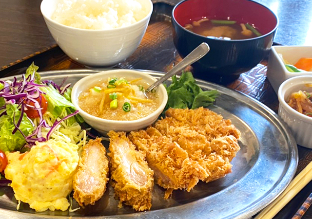ジューシー鶏モモ肉のチキンカツ おろしポン酢ゆず風味